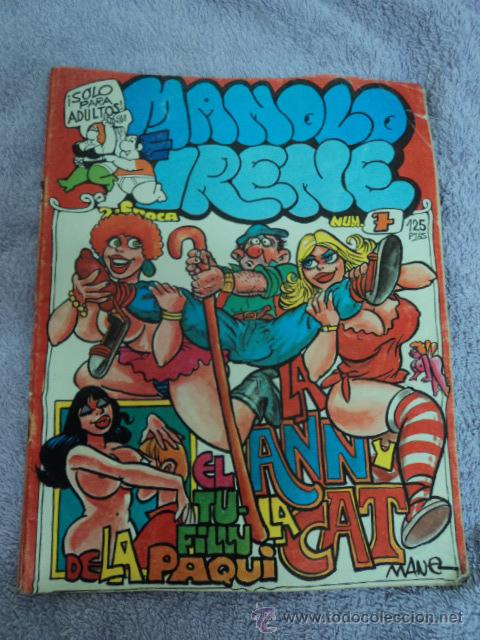Comics: ANTIGUO TEBEO COMIC EROTICO MANOLO IRENE NUMERO 7 A&Ntilde;O 1982