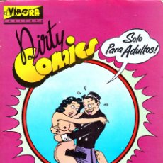 Cómics: EL VIBORA PRESENTA. DIRTY COMICS. COMICS PORNO SATIRICOS DE LOS AÑOS 30. LA CUPULA