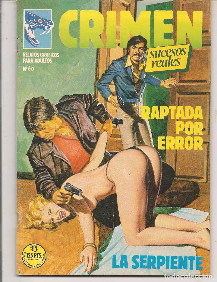 Comics: CRIMEN. N&ordm; 60. RELATOS GR&Aacute;FICOS PARA ADULTOS. (ST/B14)