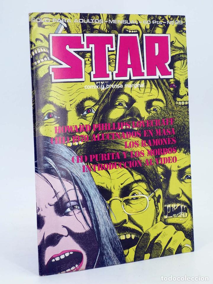 Comics: REVISTA STAR 25. COMIX Y PRENSA MARGINAL (Vvaa) Producciones Editoriales, 1974. OFRT