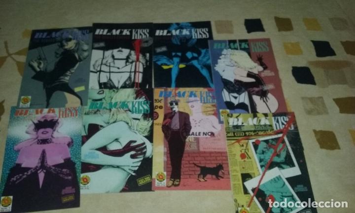 Comics : LOTE 8 NUMEROS BLACK KISS. NORMA EDITORIAL 1990