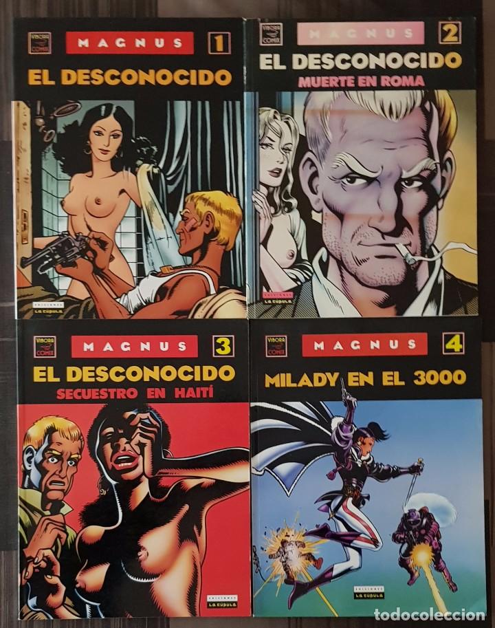 C&oacute;mics: MAGNUS. Colecci&oacute;n completa de 4 comics. Ediciones La Cupula 1990 - Foto 1