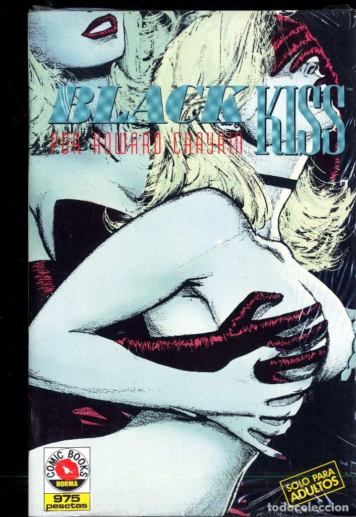 Comics: BLACK KISS HOWARD CHAYKIN (PREMIO HAXTUR) 1990 COMPLETA 12 N&ordm;S CJA 18+ADULTOS BIBL ARRIBA DERECHA