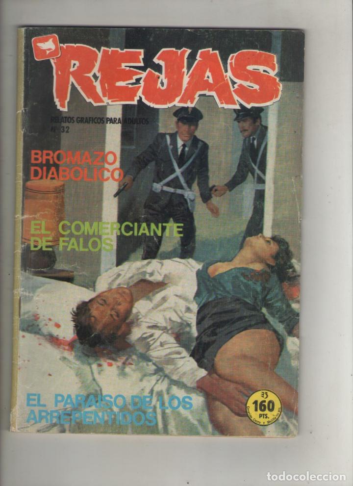 Comics: rejas-a&ntilde;o 1987-b/n-editorial edicomic-erotico-formato grapa-n&ordm; 32