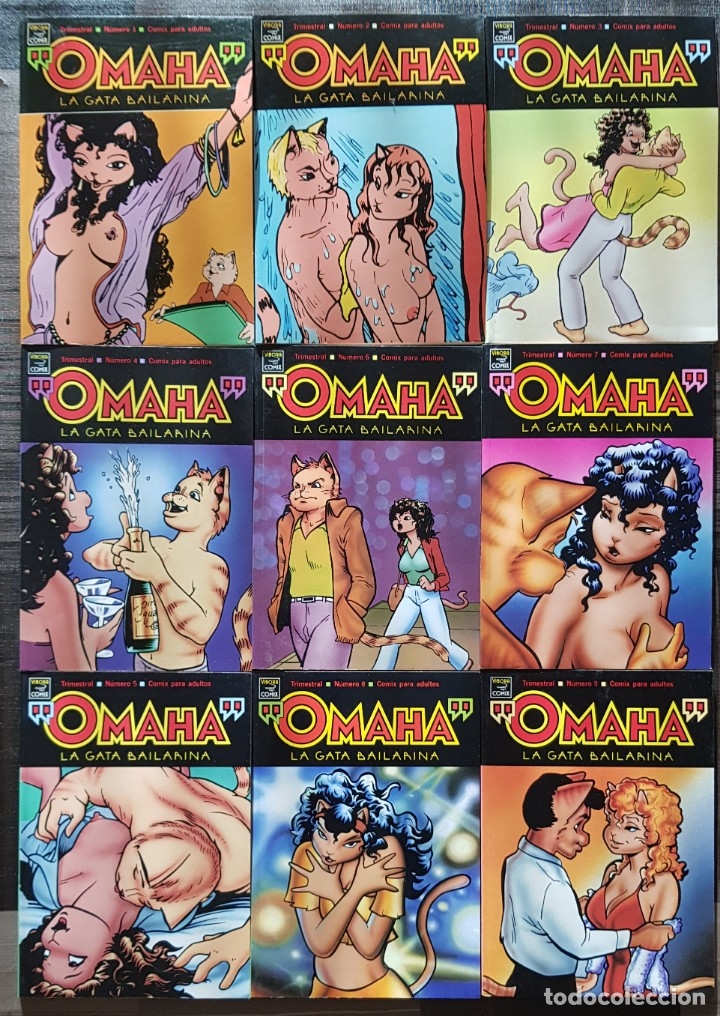 C&oacute;mics: OMAHA. LA GATA BAILARINA de Reed Waller y Kate Worley. Col.completa 9 tomos. La Cupula
