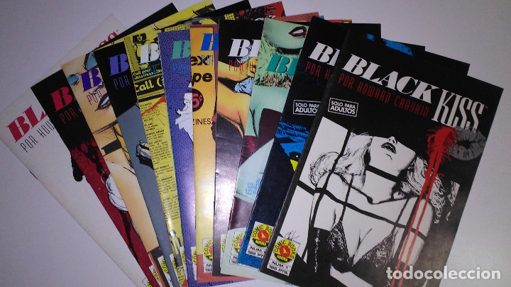 Comics: * BLACK KISS * NORMA EDITORIAL 1990 * COMIC BOOKS COMPLETA 12 N&ordm; IMPECABLES *
