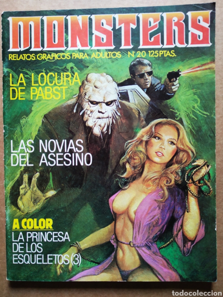 Comics: Monsters: Relatos Gr&aacute;ficos Para Adultos n&deg;20 (Zinco, 1984). 76 p&aacute;ginas en color y B/N.