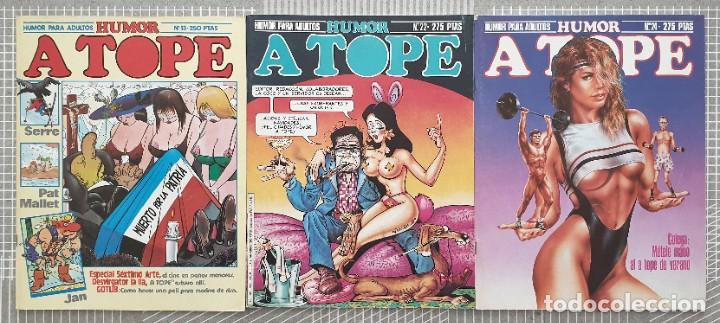 Comics: Colecci&oacute;n Humor a Tope. Lote 3 comics (13-22-24). Norma 1985