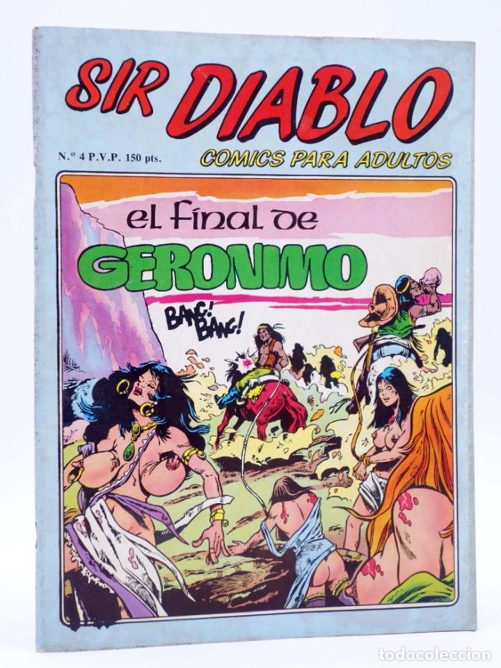 Comics: SIR DIABLO 4. EL FINAL DE GER&Oacute;NIMO (Vvaa) Ediprint, 1983. COMICS PARA ADULTOS. OFRT