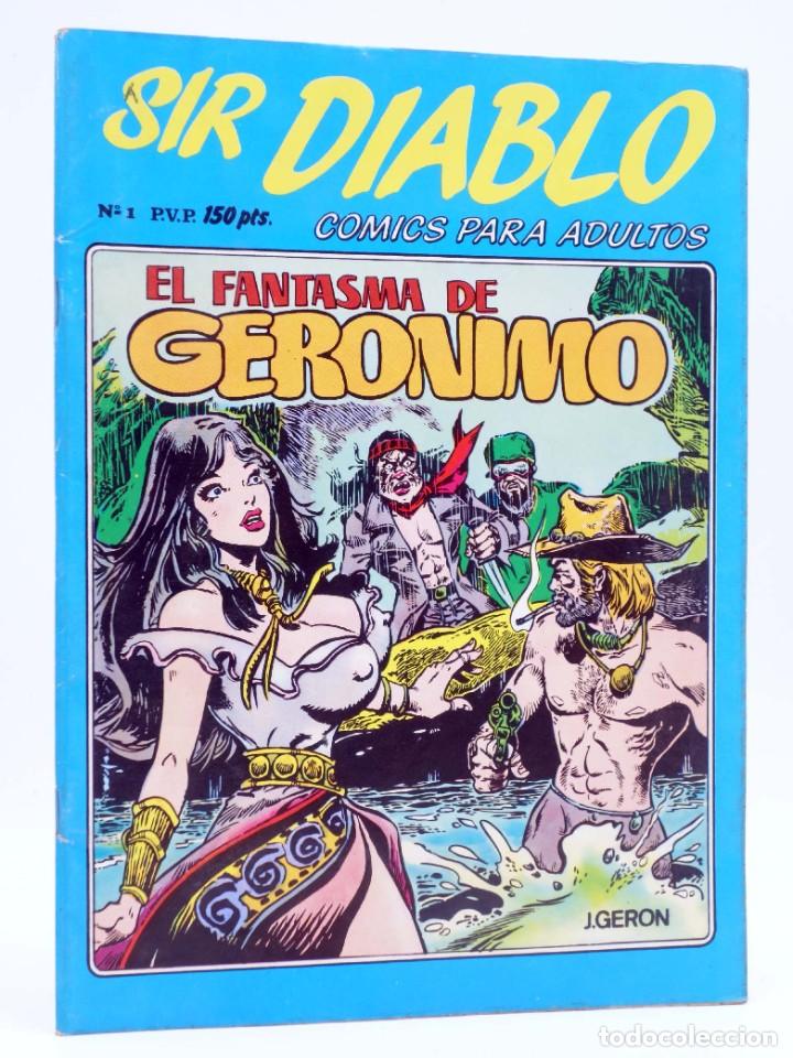 Comics: SIR DIABLO 1. EL FANTASMA DE GER&Oacute;NIMO (Vvaa) Ediprint, 1983. COMICS PARA ADULTOS. OFRT