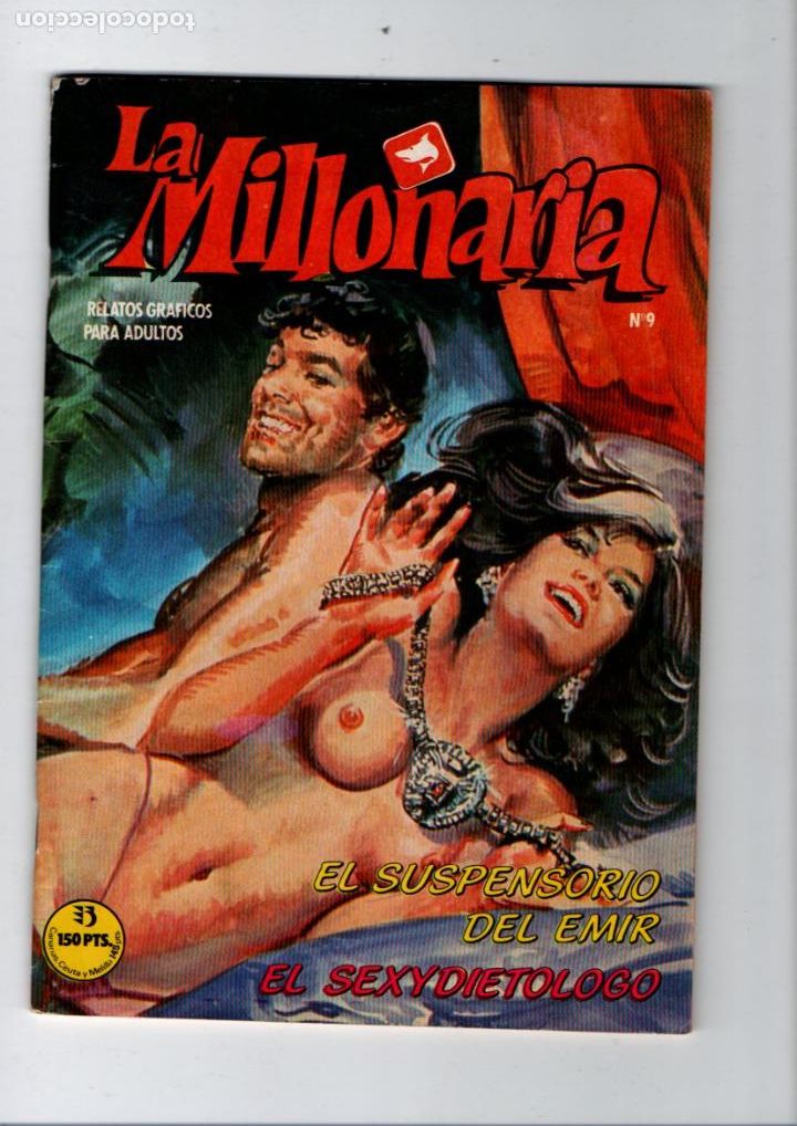 Comics: RELATOS GRAFICOS PARA ADULTOS. LA MILLONARIA N&ordm; 9.. EDICIONES ZINCO, 1988