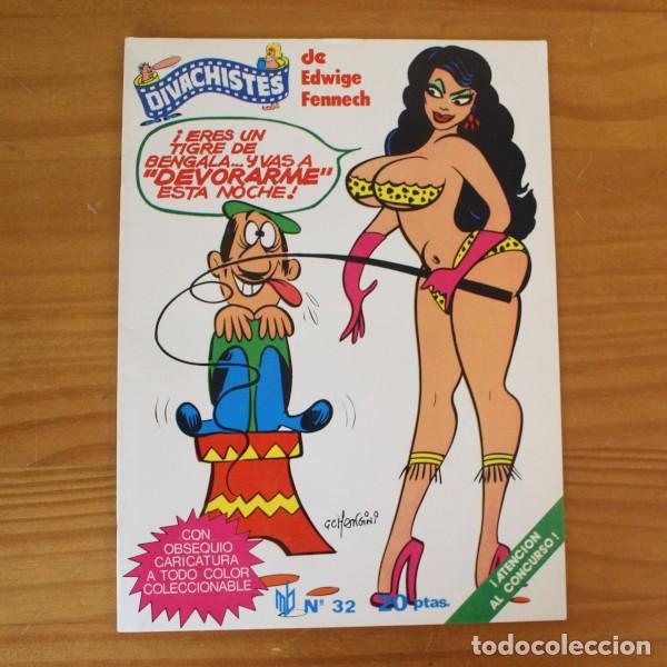 Comics : DIVACHISTES 32 EDWIGE FENNECH. MARC BEN HUMOR PARA ADULTOS