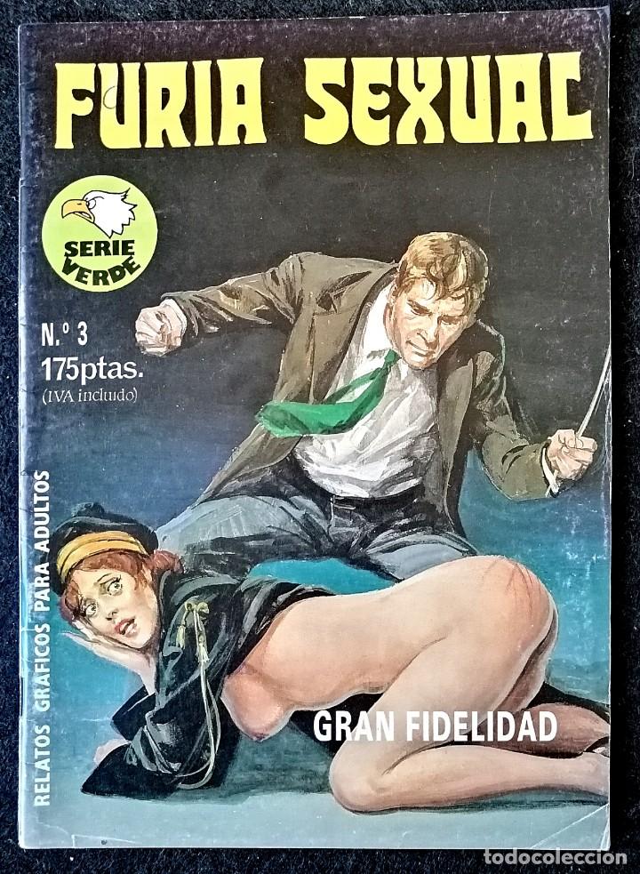 Comics: FURIA SEXUAL N&ordm; 3 - SERIE VERDE - RELATOS GR&Aacute;FICOS PARA ADULTOS - ED. ASTRI 1991