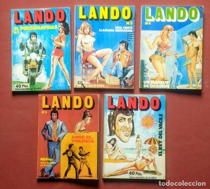 C&oacute;mics: LANDON - LOTE DE 5 NUMEROS. - Foto 1
