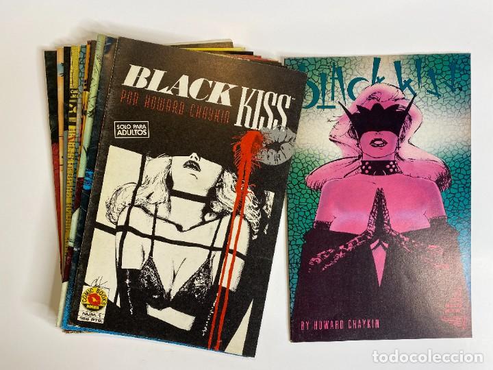 Comics: BLACK KISS 12 N&uacute;meros (Completo) + N&ordm; 7 En Ingles. (1990)