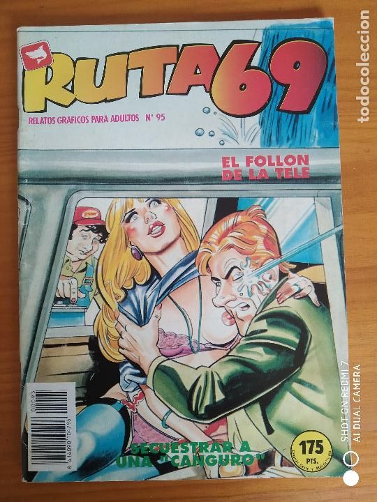 C&oacute;mics: RUTA 69 N&ordm; 95 - RELATOS GRAFICOS PARA ADULTOS - EL FOLLON DE LA TELE (GD)