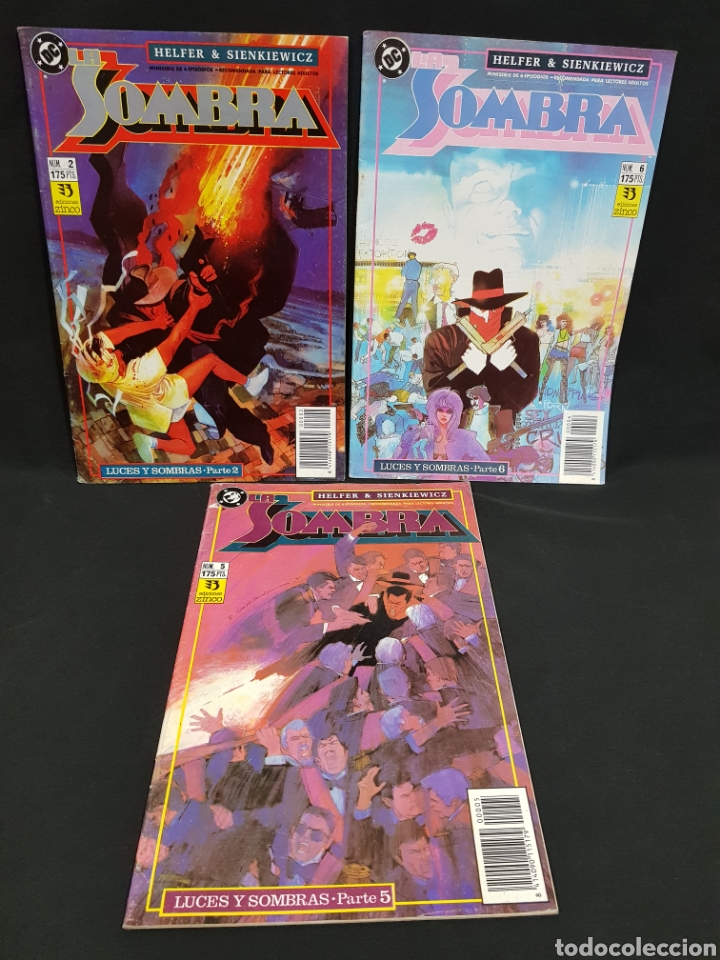 C&oacute;mics: Comic adultos &rdquo;Sombra, luces y sombras&rdquo; Nr 2-5-6. Ediciones Zinco. 1987-1988