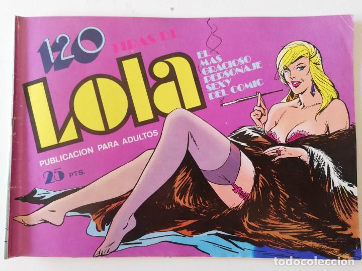 Comics: 120 tiras de Lola n&ordm; 5 I&ntilde;igo Comic Sexy Adultos Tebeo Editorial Bruguera 1975