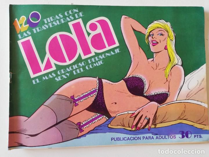 Comics: 120 tiras de Lola n&ordm; 15 I&ntilde;igo Comic Sexy Adultos Tebeo Editorial Bruguera 1975