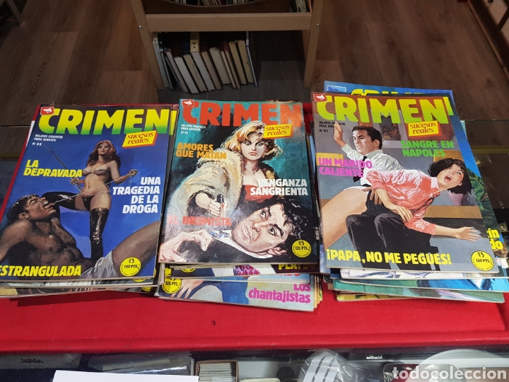 Comics: Lote 40 c&oacute;mics relatos gr&aacute;ficos para adultos crimen diferentes buena conservaci&oacute;n