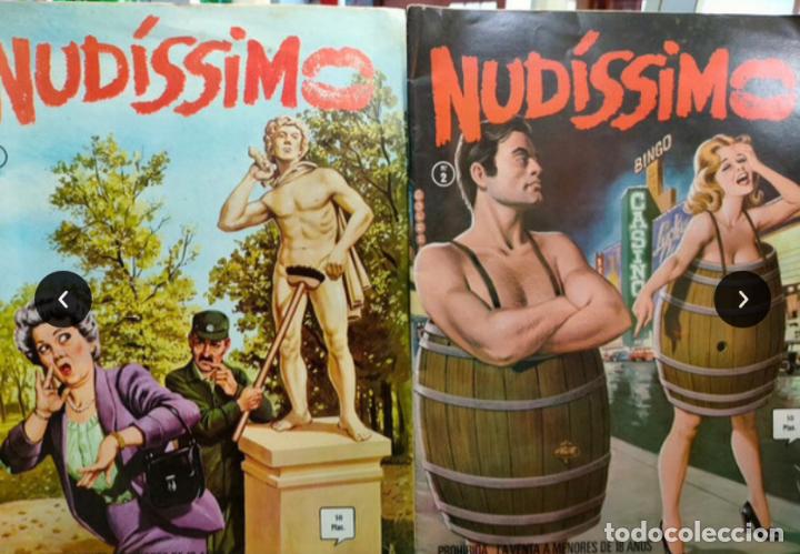 C&oacute;mics: NUDISSIMO..N&Uacute;MEROS 1..2..Y 4. 1977 - Foto 1