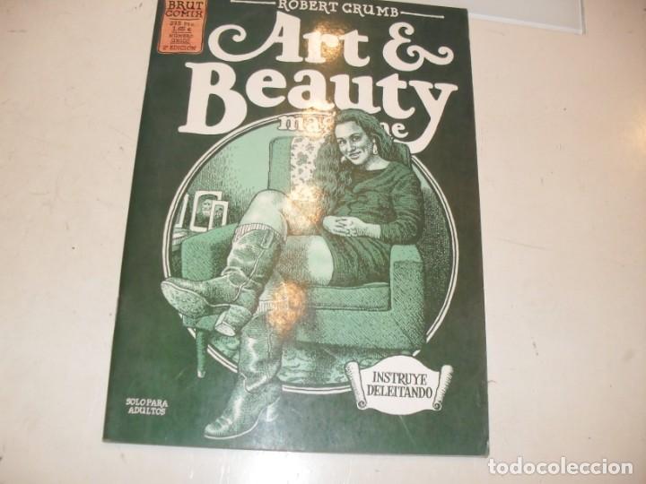 Comics: BRUT COMIX :ROBERT GRUMB ART & BEAUTY,numero unico.la cupula.1&ordf; edicion en espa&ntilde;a.