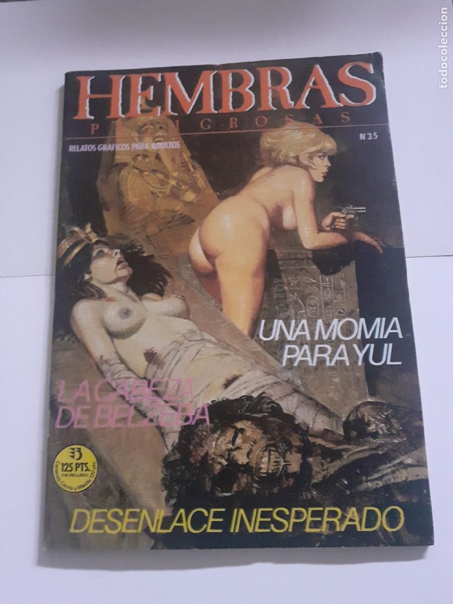 Comics: HEMBRAS PELIGROSAS - N&ordm; 35 - UNA MOMIA PARA YUL / LA CABEZA DE BELZEBA / DESENLACE INESPERADO -ZINCO