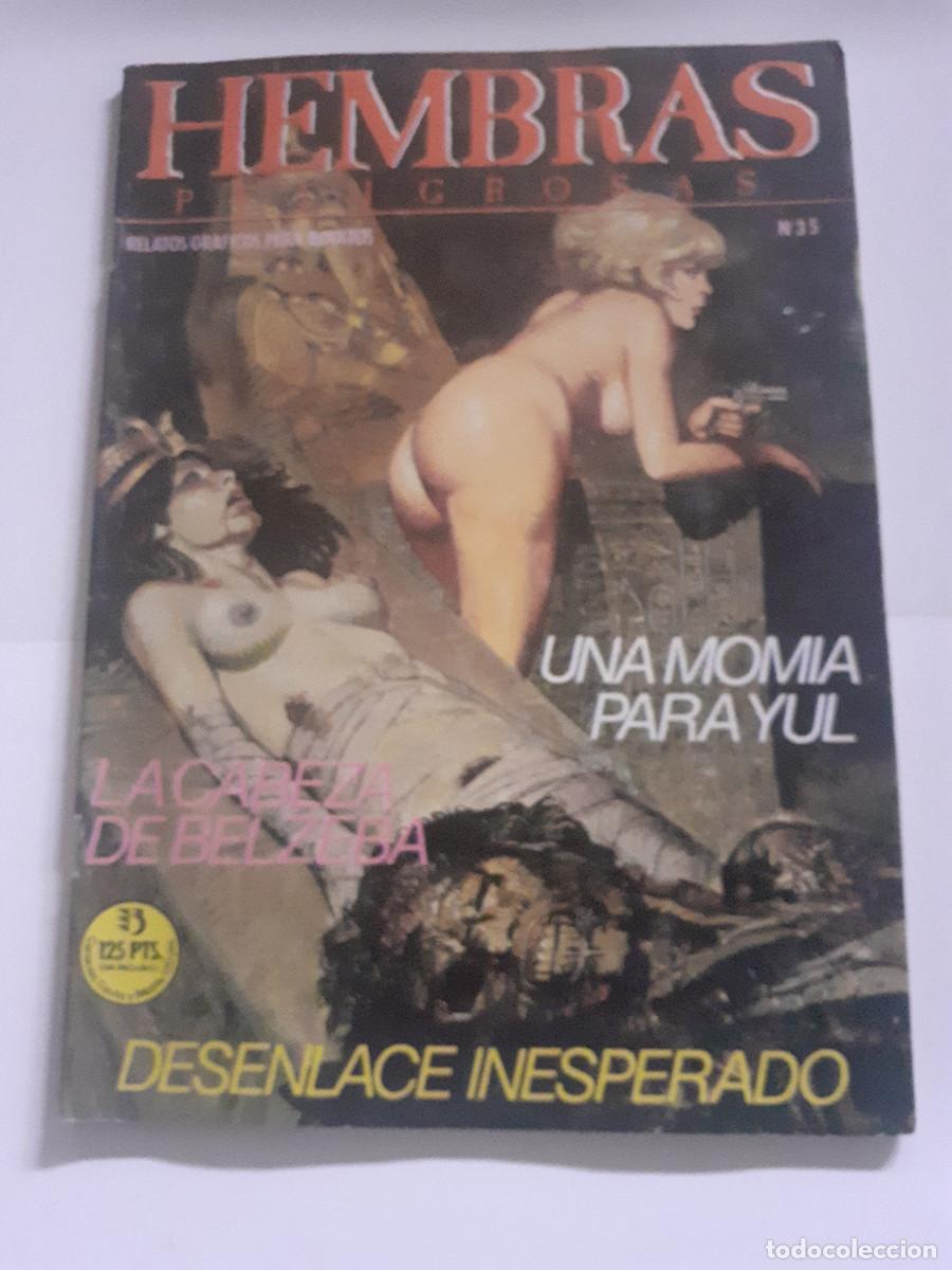 Comics: HEMBRAS PELIGROSAS - N&ordm; 35 - UNA MOMIA PARA YUL / LA CABEZA DE BELZEBA / DESENLACE INESPERADO -ZINCO