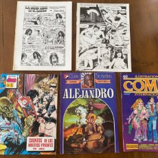 Cómics: LOTE DE 5 COMICS AÑOS 70 / 80 EROTICO PORNOGRÁFICOS