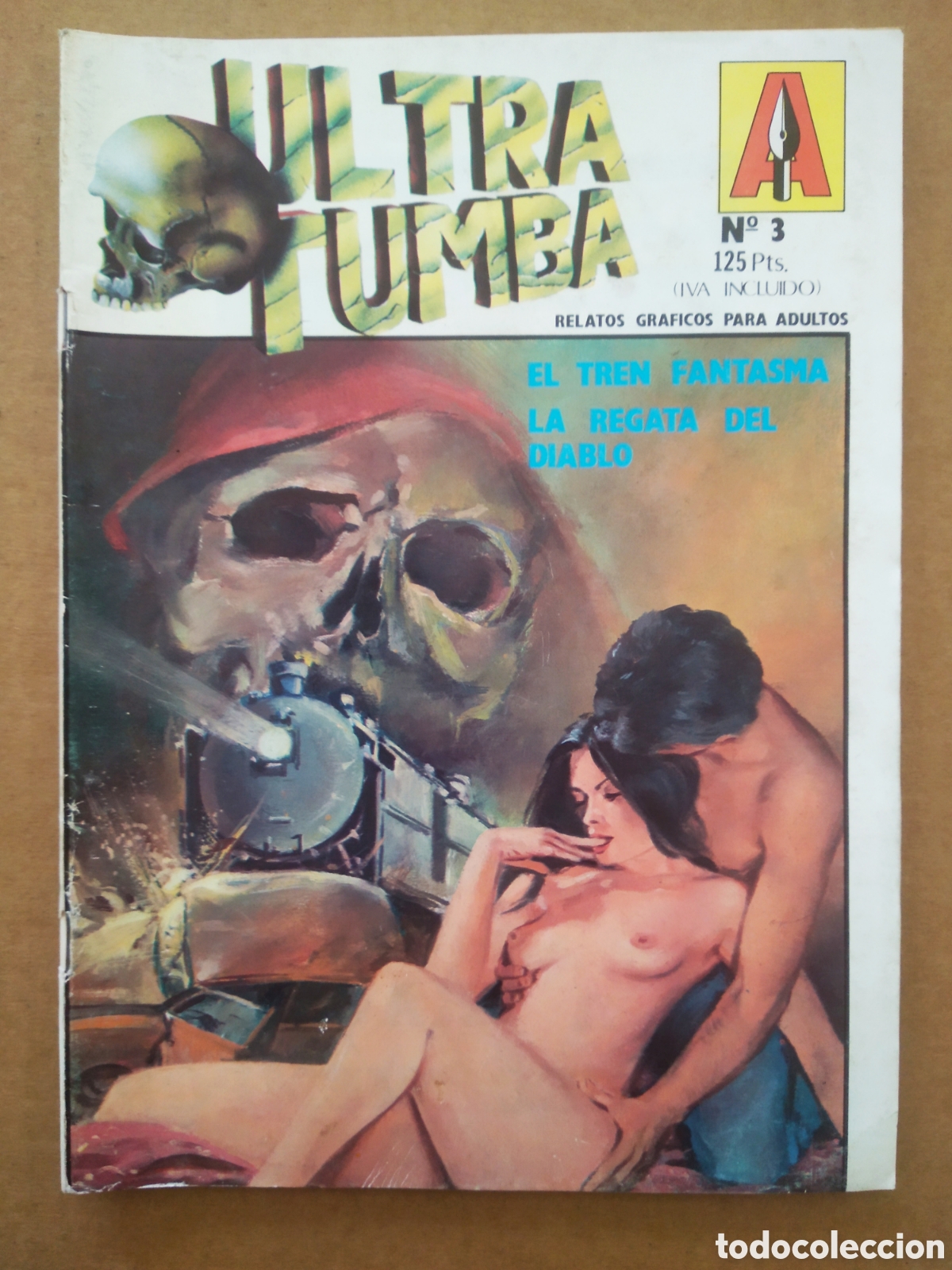 Comics: Ultra Tumba n&deg;3 (Astri, 1987). Relatos Gr&aacute;ficos Para Adultos. 68 p&aacute;ginas en B/N.