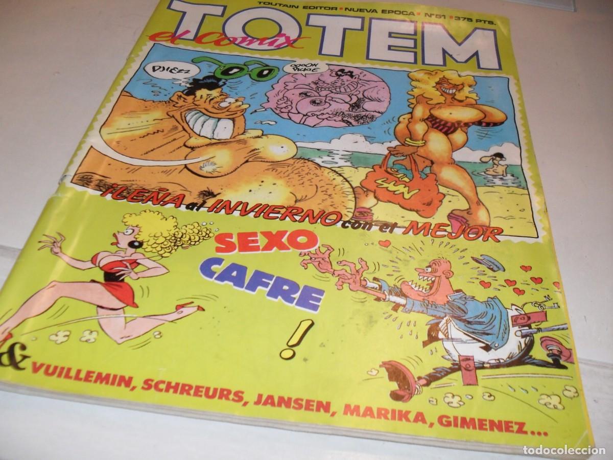 Comics: TOTEM,EL COMIX 51,(DE 67).TOUTAIN,1986.ARTICULO DIFICIL.CON OZONO DE SEGURA Y ORTIZ