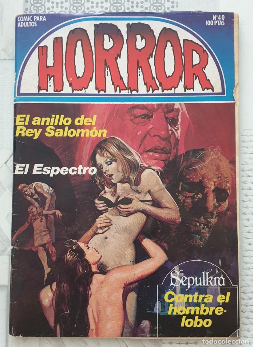 Comics: HORROR N&ordm; 40. Ediciones Zinco 1984