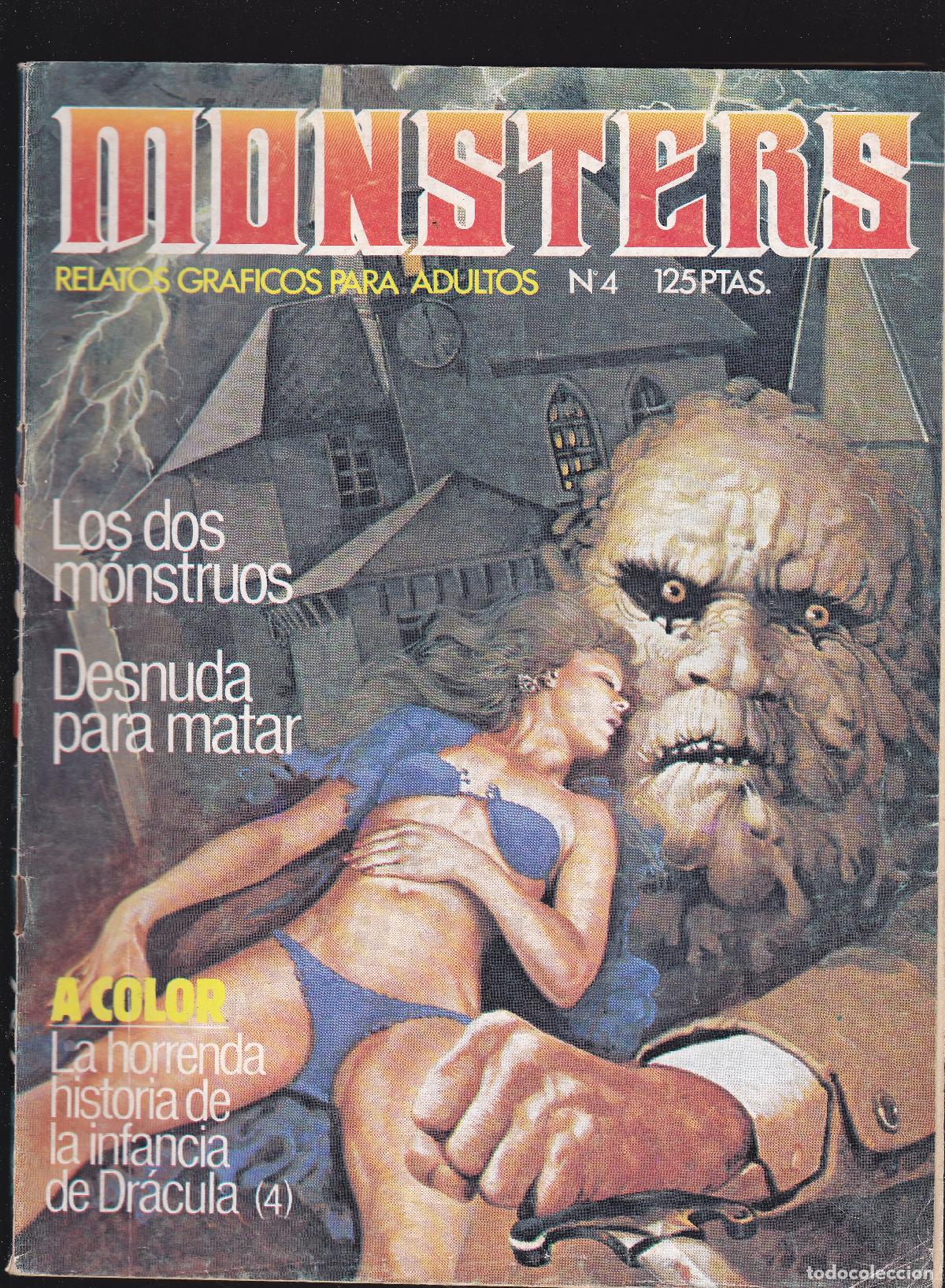 Comics: MONSTERS - N&ordm; 4 - LOS DOS MONSTRUOS / DESNUDA PARA MATAR / - ZINCO