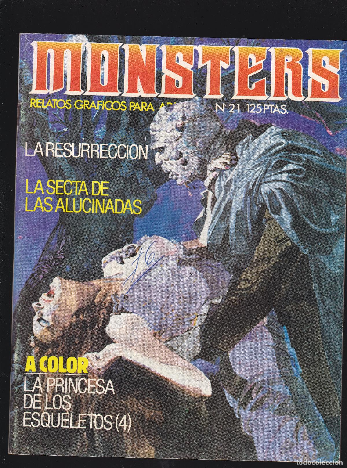 Comics: MONSTERS - N&ordm; 20 LA RESURRECCION, LA SECTA DE LAS ALUCINADAS, LA PRINCESA DE LOS ESQUELETOS - ZINCO