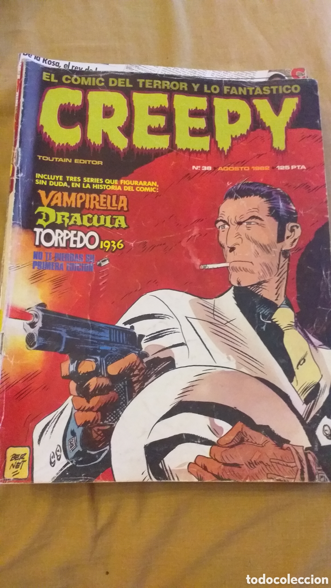 Comics: El Comic de terror y lo fant&aacute;stico CREEPY n⁰38 agosto 82