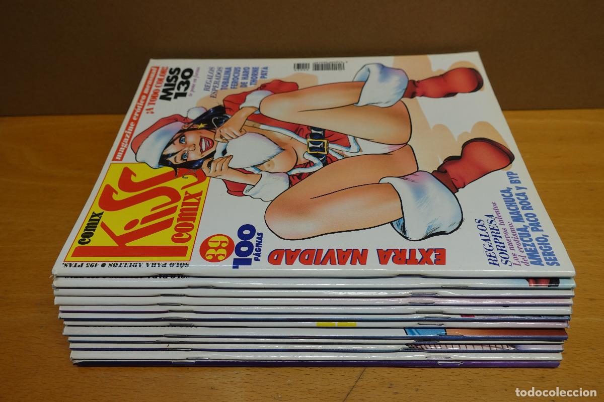 C&oacute;mics: KISS COMIX. LOTE DE 12 N&ordm;s.- 28 A 39 SEGUIDOS. LA C&Uacute;PULA. S&Oacute;LO PARA ADULTOS.