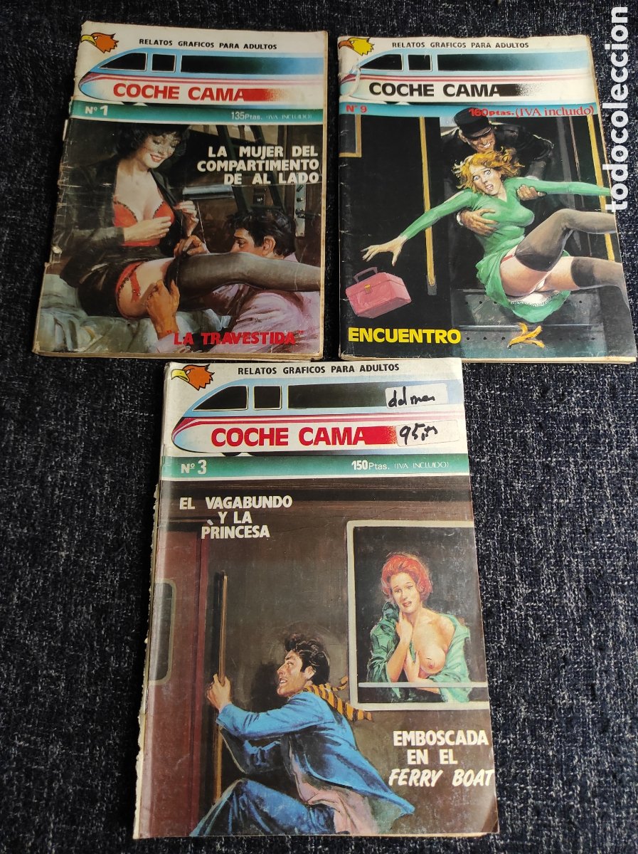 lote de 3 libros eróticos - Compra venta en todocoleccion