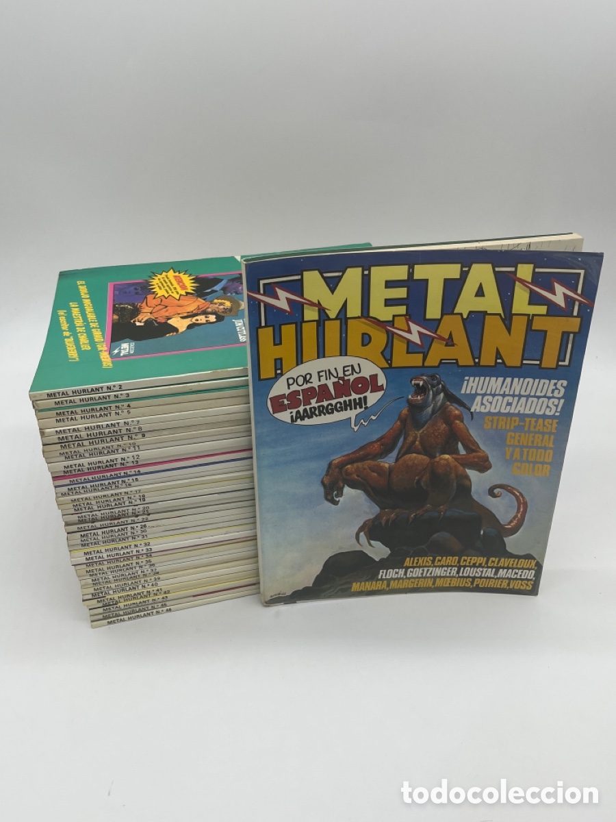 Comics: Lote de revistas Metal Hurlant en Espa&ntilde;ol ciencia ficci&oacute;n T&oacute;tem