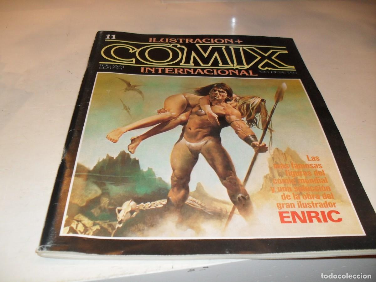 Comics: COMIX INTERNACIONAL 11 CON ENTREVISTA,PORTADA E ILUSTRACIONES DE ENRIC,(DE 70).TOUTAIN,1980.BE