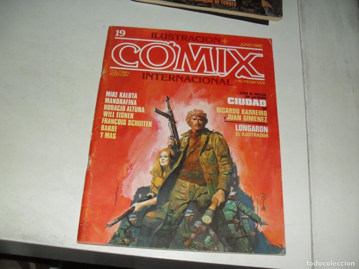 Comics: COMIX INTERNACIONAL 19,CON ARTICULO DE LONGARON,EL ILUSTRADOR,(DE 70).TOUTAIN,1980.BE