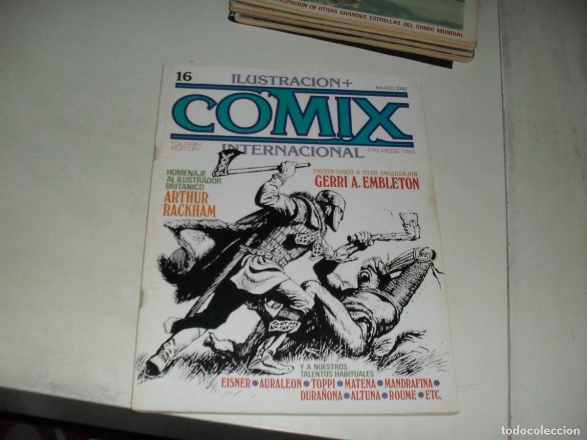 Comics: COMIX INTERNACIONAL 16 HOMENAJE AL ILUSTRADOR BRITANICO ARTHUR RACKHAM(DE 70).TOUTAIN,1980.BE
