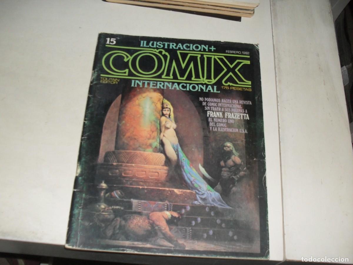 Comics: COMIX INTERNACIONAL 15 HOMENAJE A FRANK FRAZETTA,EL N&ordm; 1 DEL COMIC(DE 70).TOUTAIN,1980.BE