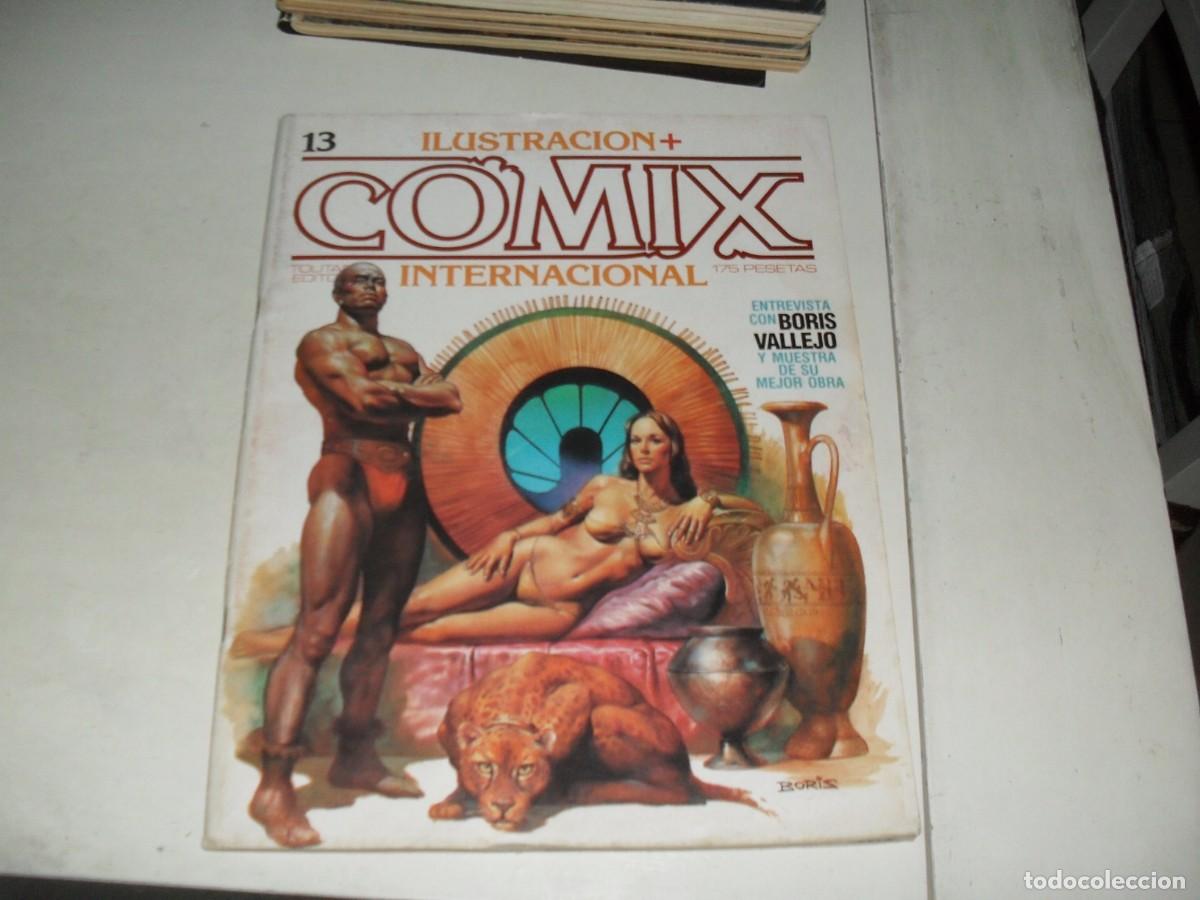 Comics: COMIX INTERNACIONAL 13 ENTREVISTA E ILUSTRACIONES DE BORIS VALLEJO,(DE 70).TOUTAIN,1980.BE