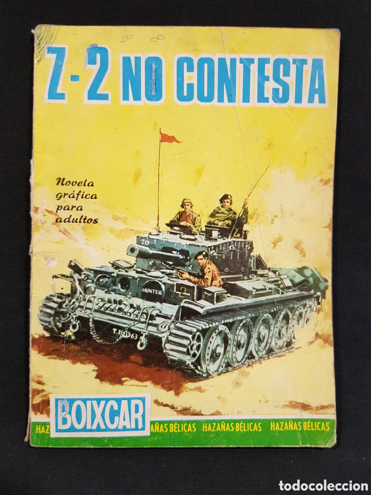 C&oacute;mics: BOIXCAR HAZA&Ntilde;AS B&Eacute;LICAS Z-2 NO CONTESTA NOVELA GR&Aacute;FICA ADULTOS. TORAY. 1966