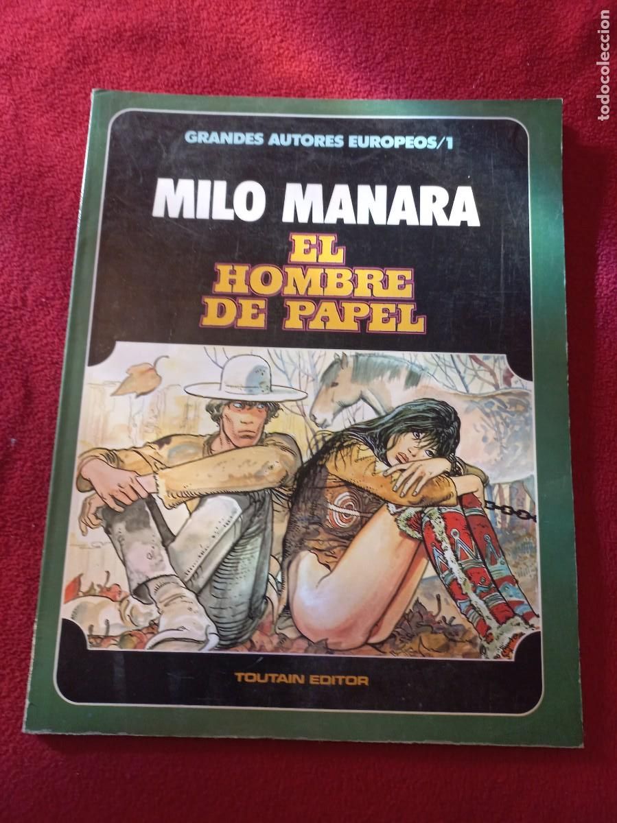 C&oacute;mics: EL HOMBRE DE PAPEL - GRANDES AUTORES EUROPEOS 1 - MILO MANARA - RUSTICA