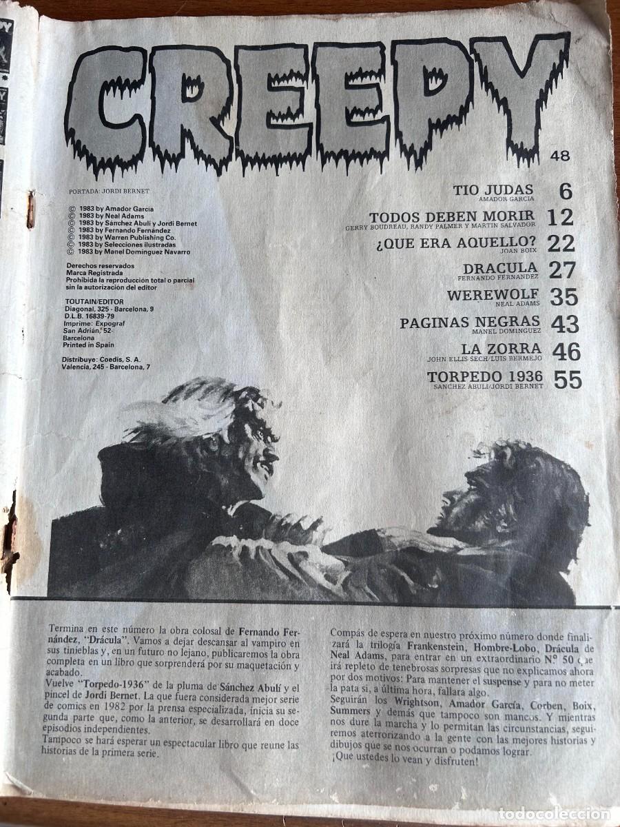 Comics : COMIC PARA ADULTOS : CREEPY, N&Uacute;MERO 48.