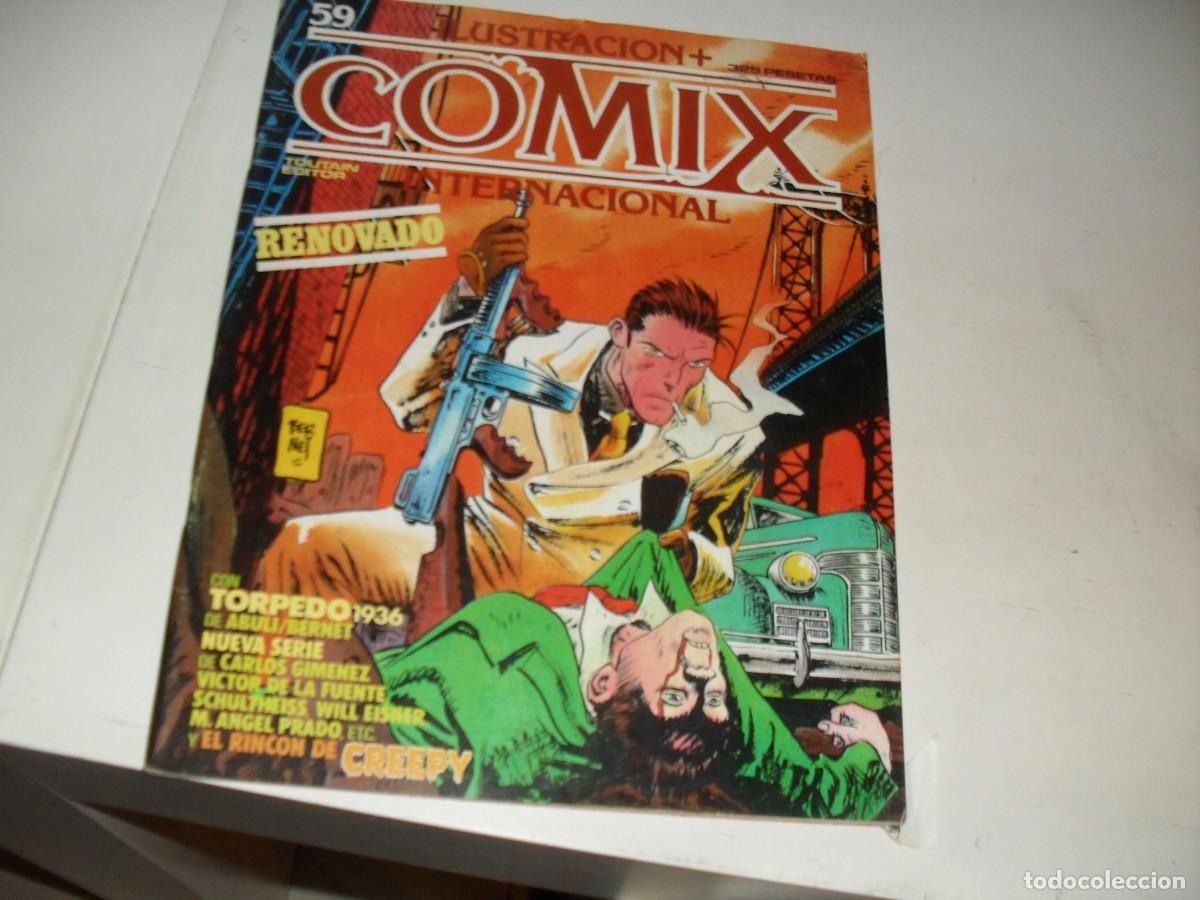 Comics: COMIX INTERNACIONAL 59 CON TORPEDO 1936,DE ABULI Y BERNET,(DE 70),TOUTAIN,1980