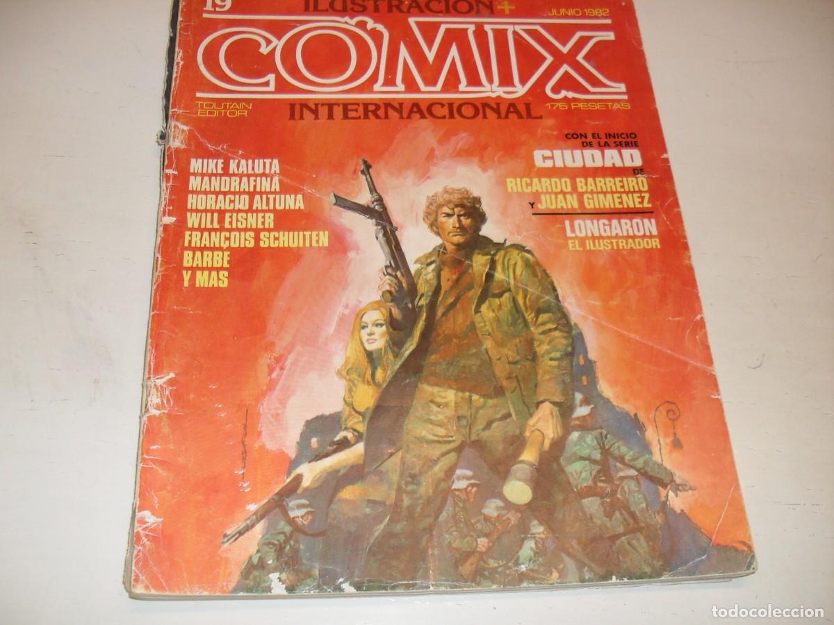 Comics: COMIX INTERNACIONAL 19 CON GALERIA DE GRANDES ILUSTRADORES:LONGARON,(DE 70),TOUTAIN,1980