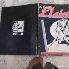 Cómics: LA PRINCESA ELAINE,ENEG, SADOMASOQUISMO, EROTICO ESPAÑOL, EN B/N TAPA BLANDA 21X27, 1977