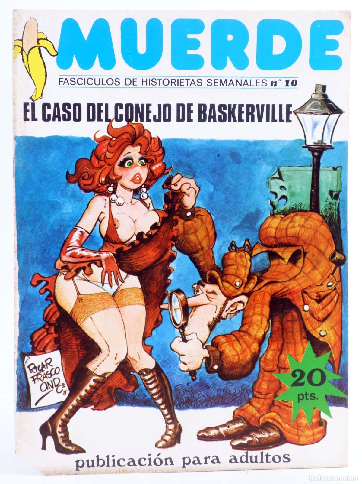 Comics: MUERDE. PUBLICACI&Oacute;N PARA ADULTOS 10. EL CASO DEL CONEJO DE BASKERVILLE (A. C. Lobo / Ricar Frasco)
